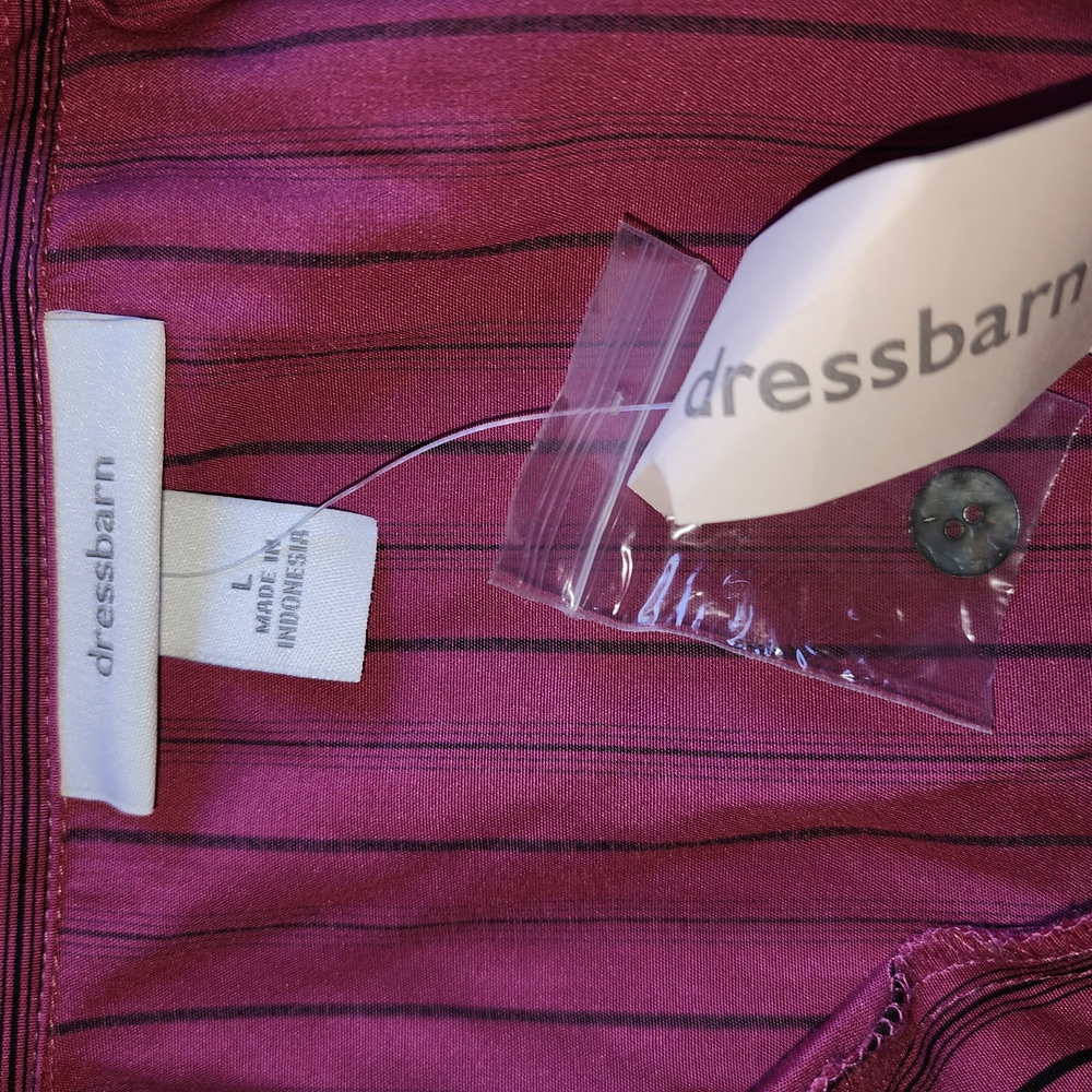 Women's Pink Striped Top - Picture 3 of 4